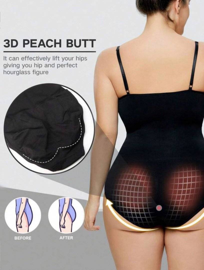 BODYSUIT MODELATOR/JUMPSUIT - Black