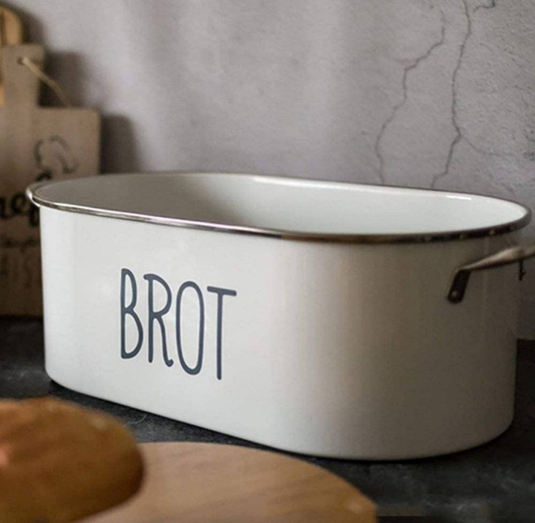 Cutie depozitare paine 2 in 1 din inox si capac bambus