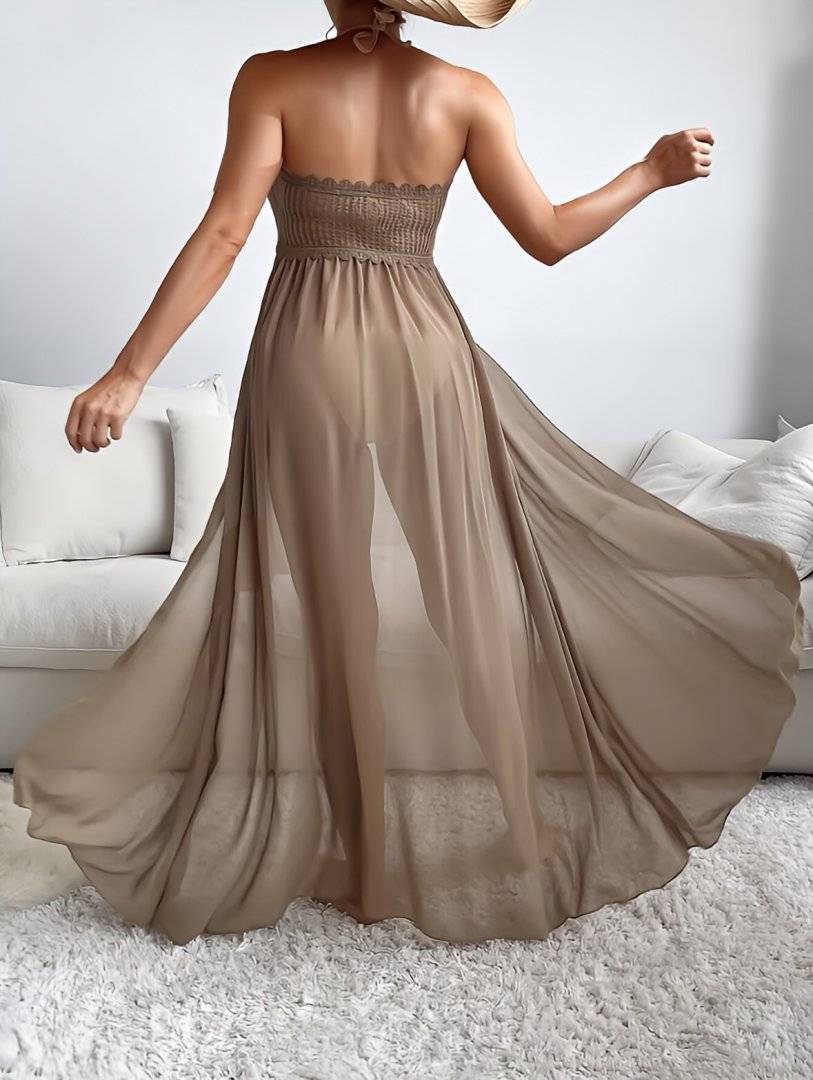 Kimono/Cover-up - pentru plaja -Khaki