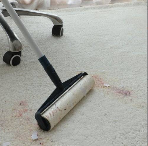 Rola cu maner 120 cm pentru par animale XXL podea/pardoseli/canapele